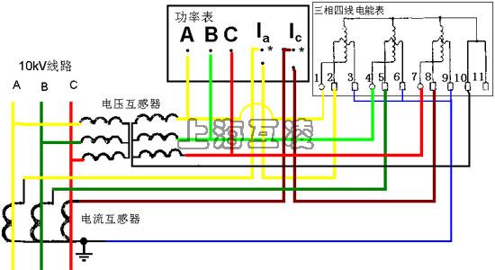 電流互感器接線圖